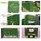 24PCS Artificial Plants Mat Wall Hedge Decor Privacy Fence Panel Grass